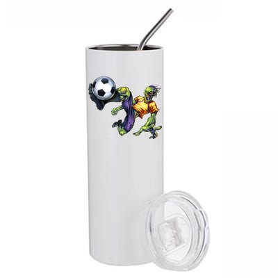 Zombie Soccer Kick Stainless Steel Tumbler