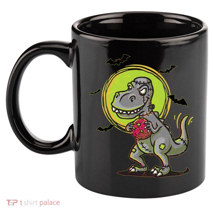 Zombie T-Rex 11oz C Handle Ceramic Mug