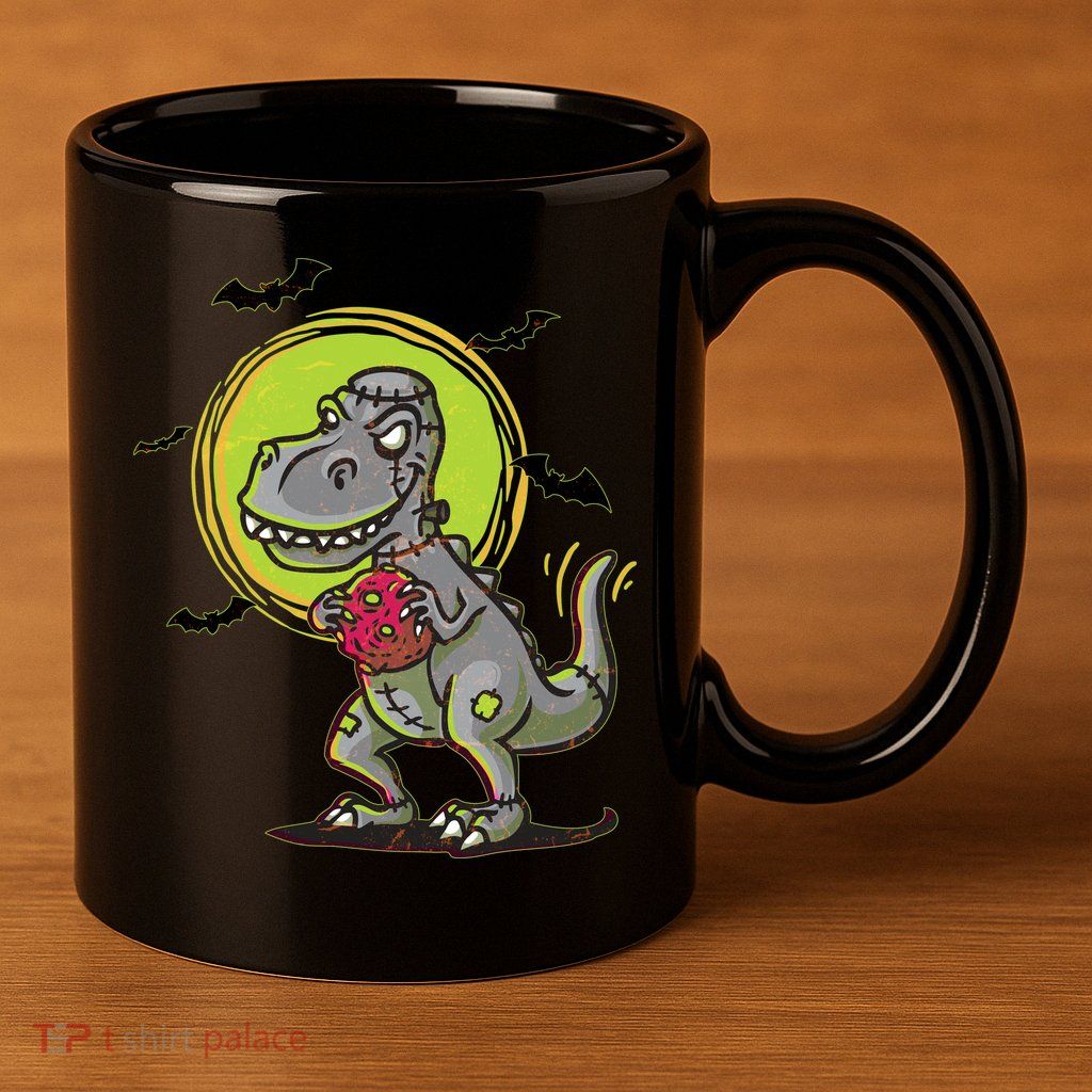Zombie T-Rex 11oz C Handle Ceramic Mug