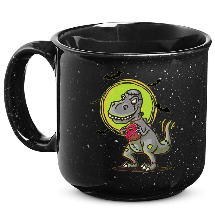 Zombie T-Rex 15oz Campfire Ceramic Mug