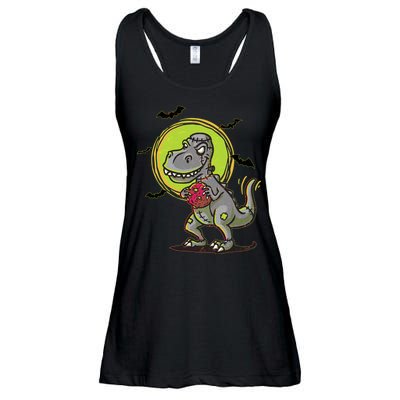Zombie T-Rex Ladies Essential Flowy Tank