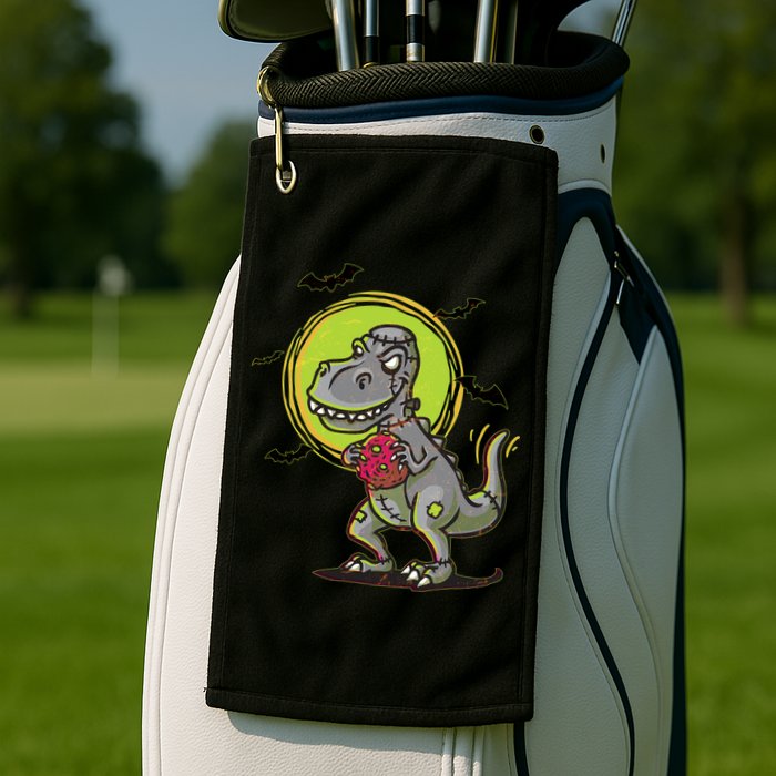 Zombie T-Rex Golf Towel