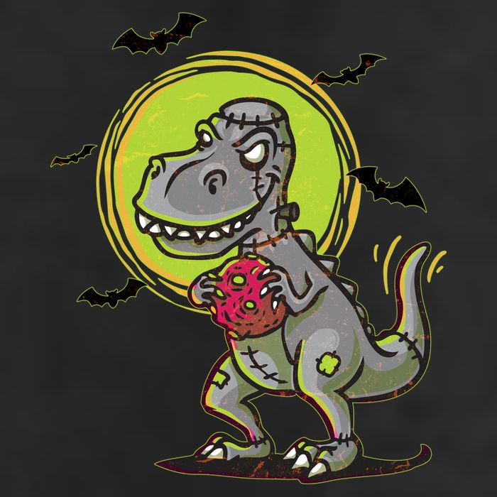 Zombie T-Rex Golf Towel