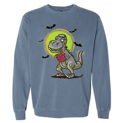 Zombie T-Rex Garment-Dyed Sweatshirt