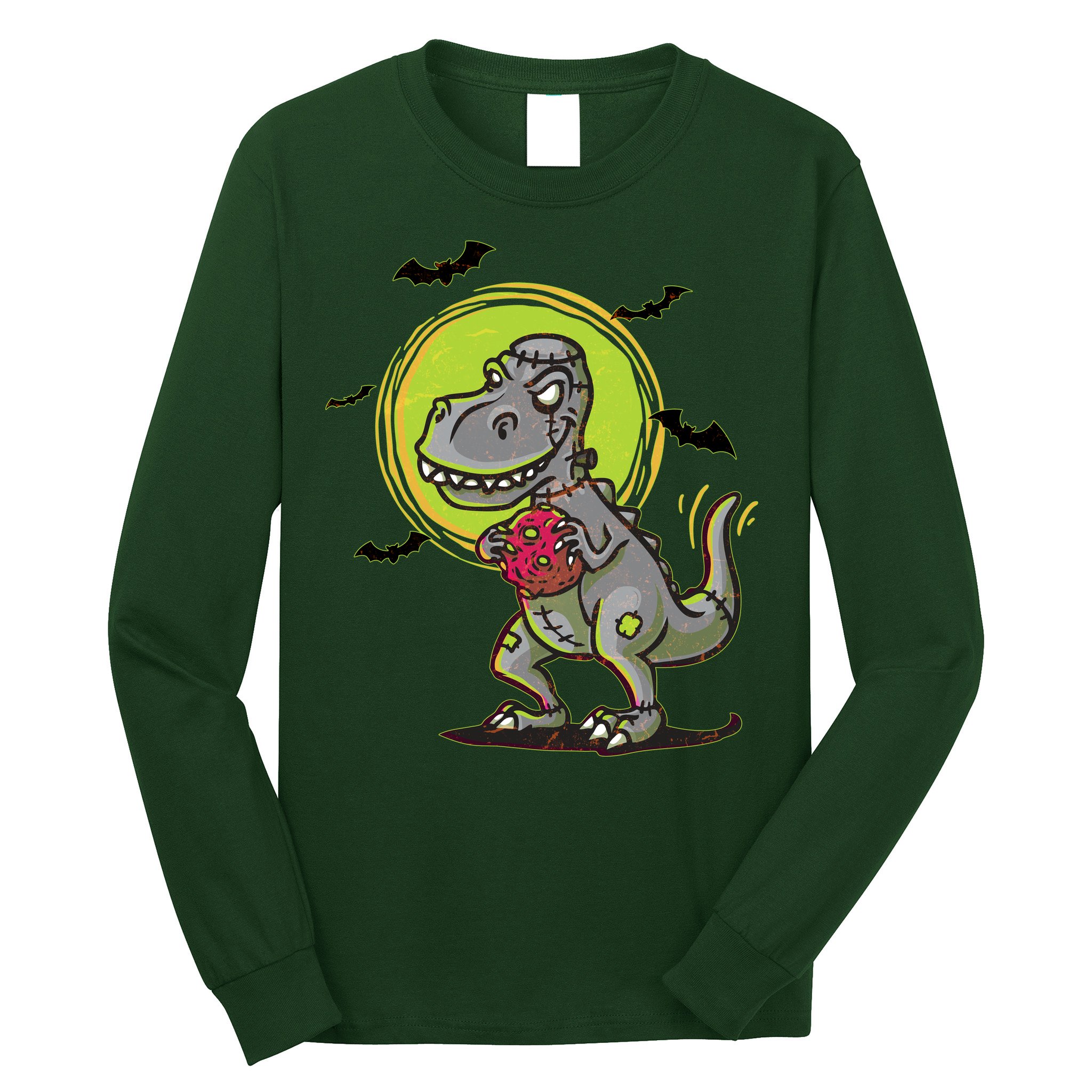 Zombie T-Rex Long Sleeve Shirt