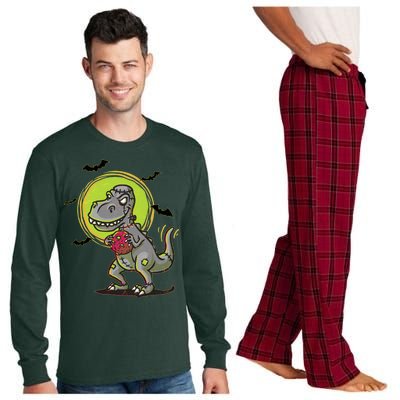 Zombie T-Rex Long Sleeve Pajama Set