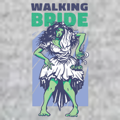 Zombie Walking Bride T-Shirt