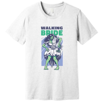 Zombie Walking Bride Premium T-Shirt