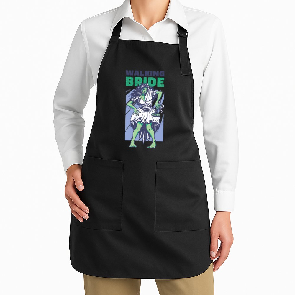 Zombie Walking Bride Apron