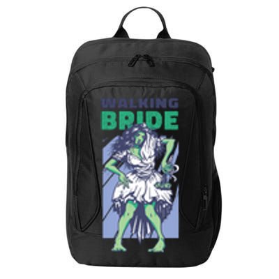 Zombie Walking Bride City Backpack