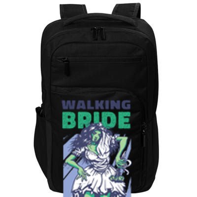 Zombie Walking Bride Impact Tech Backpack