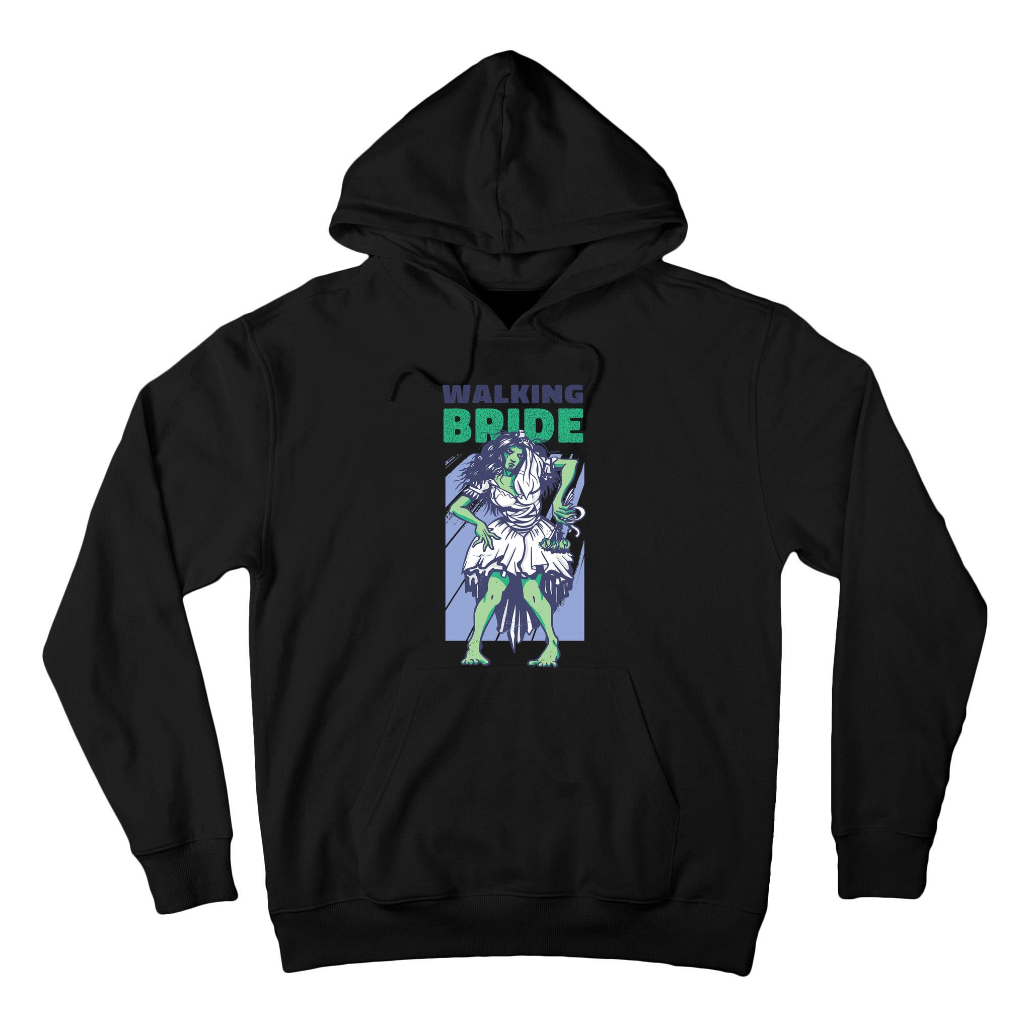 Zombie Walking Bride Tall Hoodie