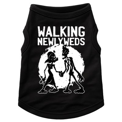 Zombie Walking Newlyweds Doggie Tank