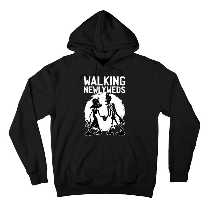 Zombie Walking Newlyweds Hoodie