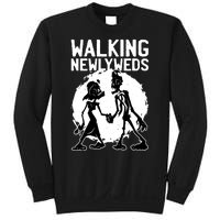 Zombie Walking Newlyweds Sweatshirt