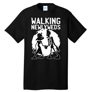 Zombie Walking Newlyweds Tall T-Shirt