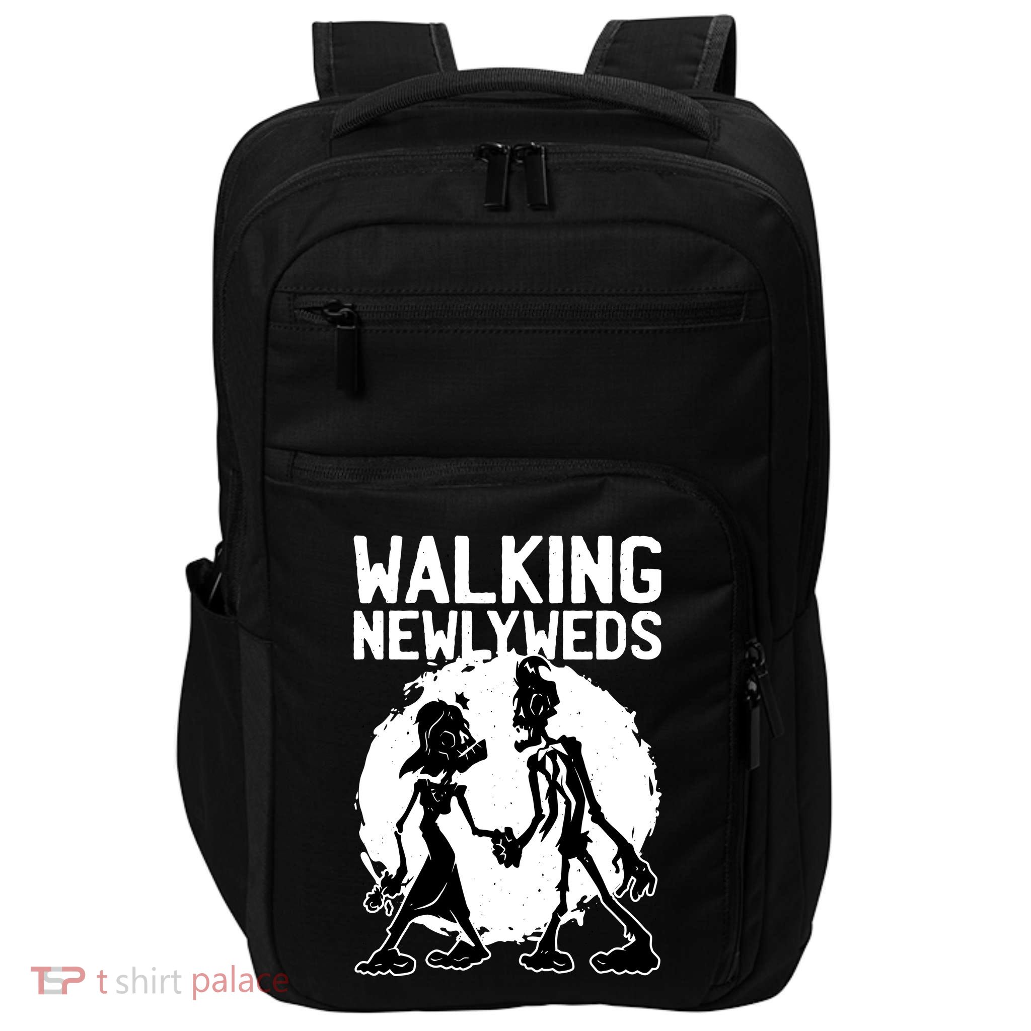 Zombie Walking Newlyweds Impact Tech Backpack