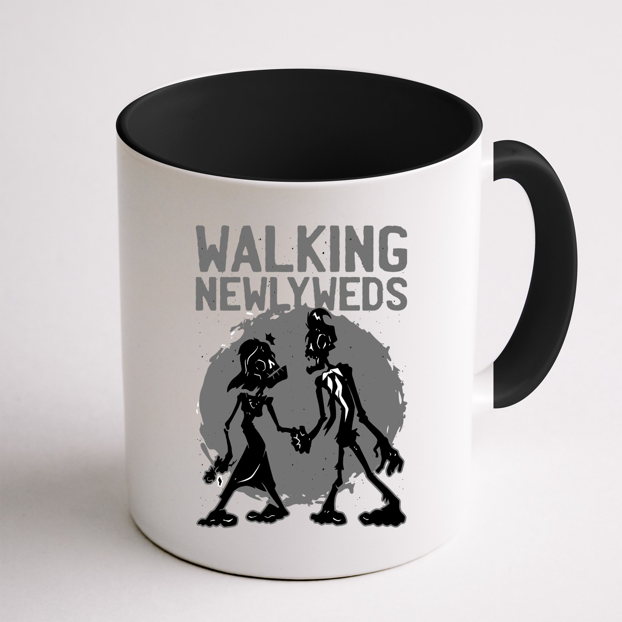 Zombie Walking Newlyweds Mug