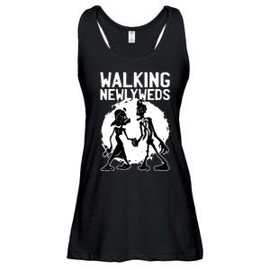 Zombie Walking Newlyweds Ladies Essential Flowy Tank