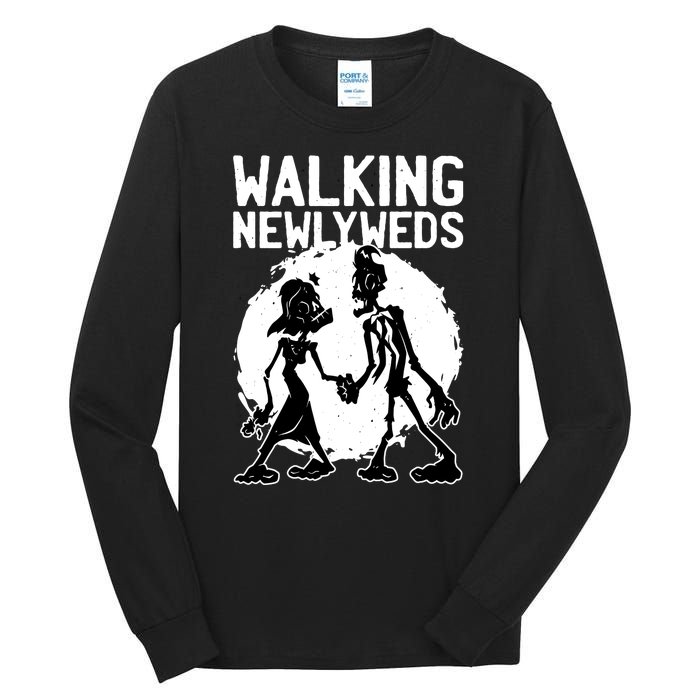 Zombie Walking Newlyweds Tall Long Sleeve T-Shirt