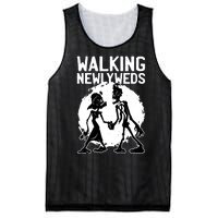 Zombie Walking Newlyweds Mesh Reversible Basketball Jersey Tank