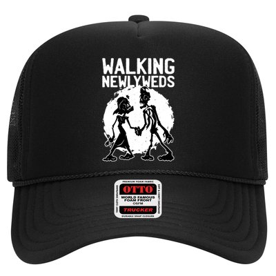 Zombie Walking Newlyweds Trucker Hat