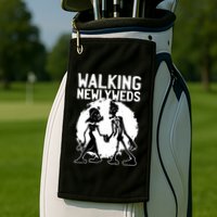 Zombie Walking Newlyweds Golf Towel