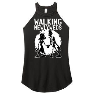 Zombie Walking Newlyweds Women's Perfect Tri Rocker Tank