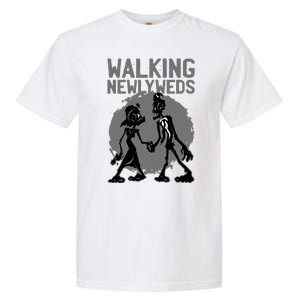 Zombie Walking Newlyweds Garment-Dyed Heavyweight T-Shirt