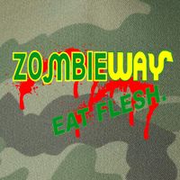Zombie Way Eat Flesh Legacy Tie Dye Trucker Hat