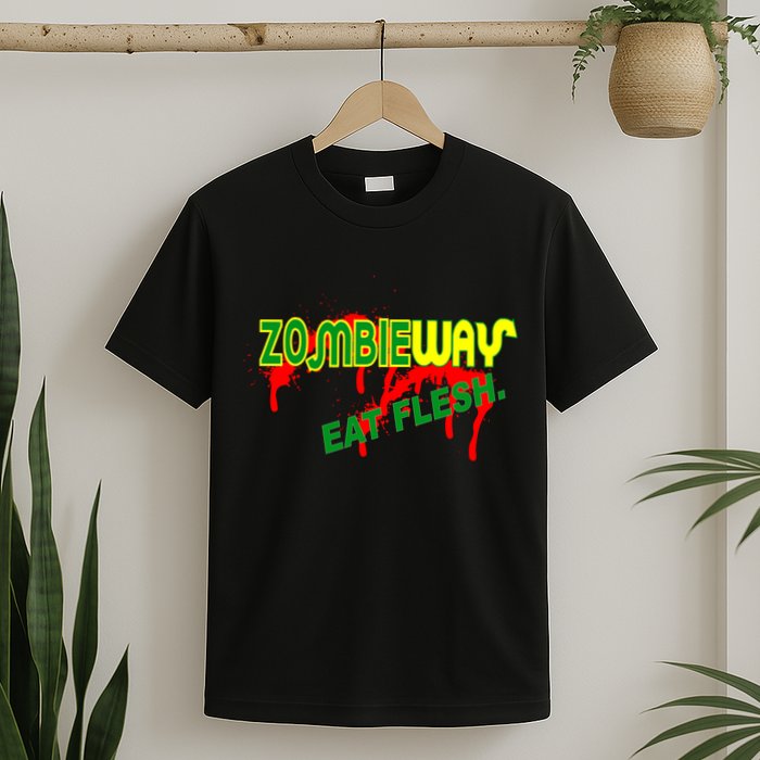 Zombie Way Eat Flesh T-Shirt