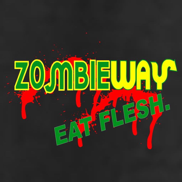 Zombie Way Eat Flesh 15oz Campfire Ceramic Mug