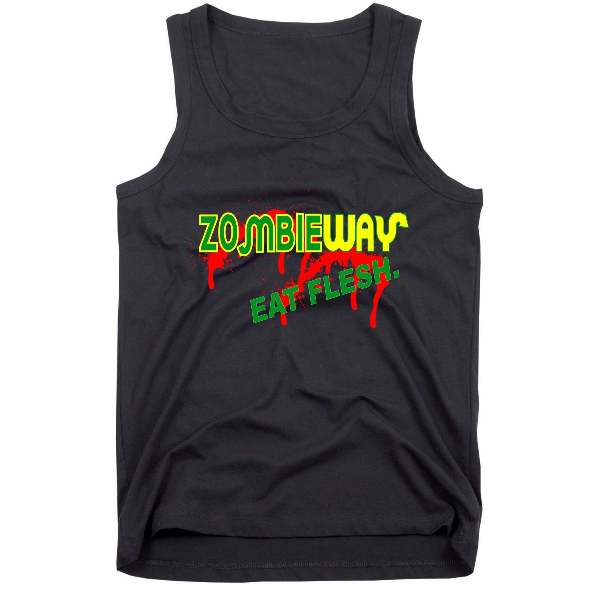 Zombie Way Eat Flesh Tank Top