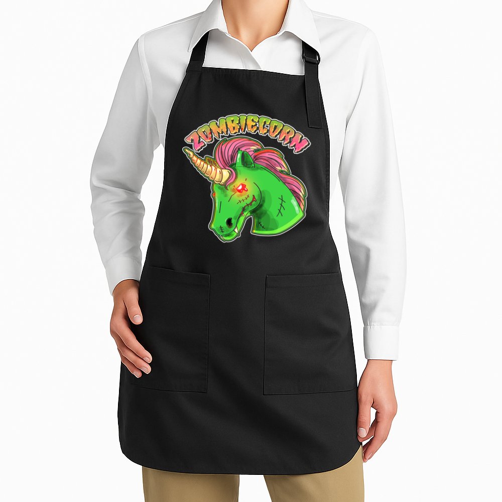 Zombiecorn Zombie Unicorn Apron