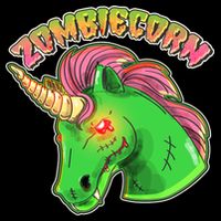 Zombiecorn Zombie Unicorn Drawstring Bag