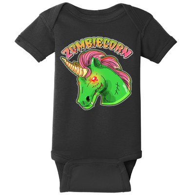 Zombiecorn Zombie Unicorn Baby Bodysuit