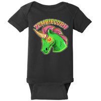 Zombiecorn Zombie Unicorn Baby Bodysuit