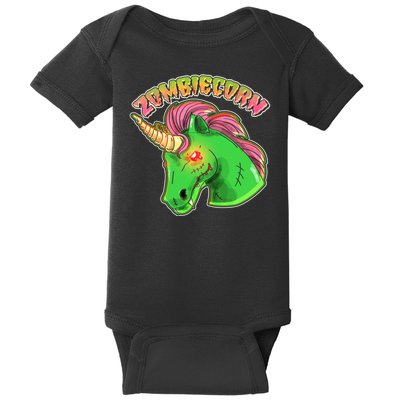 Zombiecorn Zombie Unicorn Baby Bodysuit