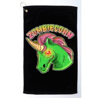 Zombiecorn Zombie Unicorn Golf Towel