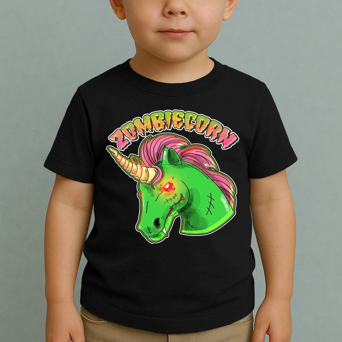 Zombiecorn Zombie Unicorn Toddler T-Shirt