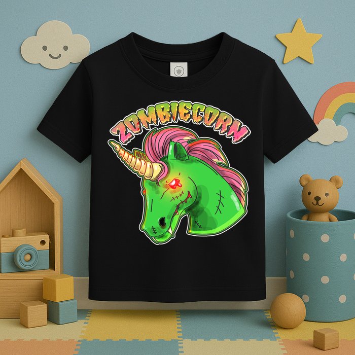 Zombiecorn Zombie Unicorn Toddler T-Shirt