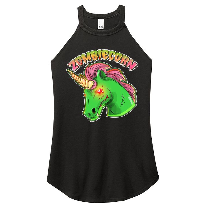 Zombiecorn Zombie Unicorn Women's Perfect Tri Rocker Tank