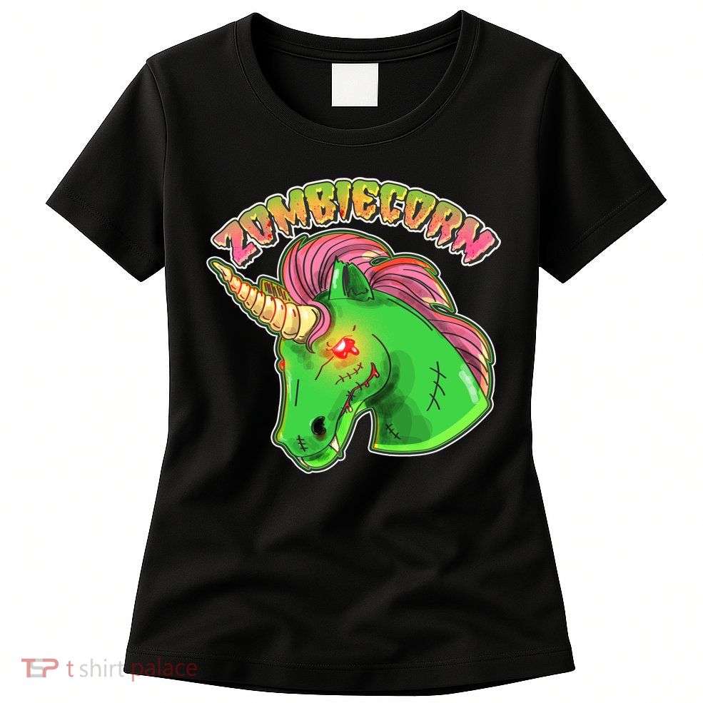 Zombiecorn Zombie Unicorn Womens T-Shirt