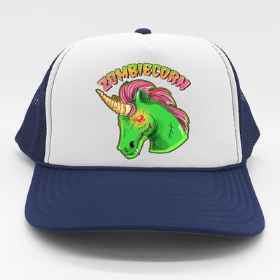 Zombiecorn Zombie Unicorn Trucker Hat