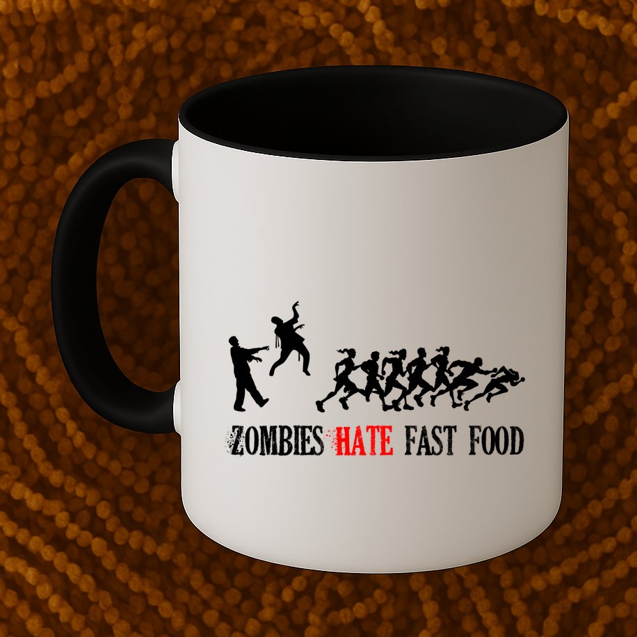 Zombies Eat Brains You'll Be Fine Mug
