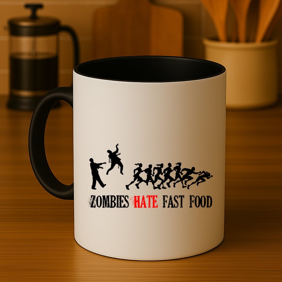 Zombies Eat Brains You'll Be Fine Mug