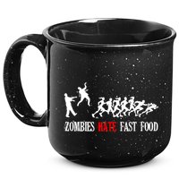 Zombies Eat Brains You'll Be Fine 15oz Campfire Ceramic Mug