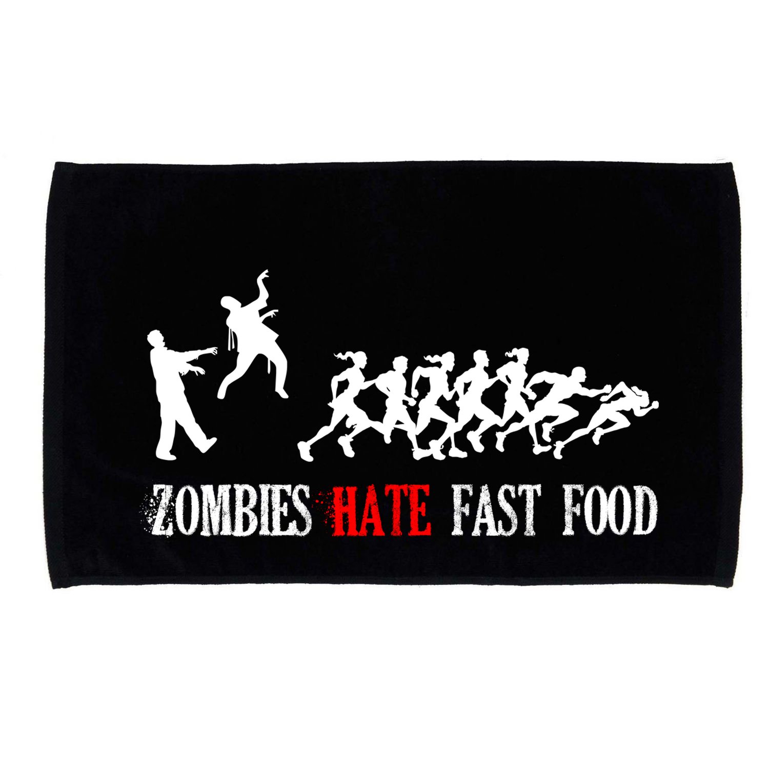 Zombies Eat Brains You'll Be Fine Microfiber Hand Towel