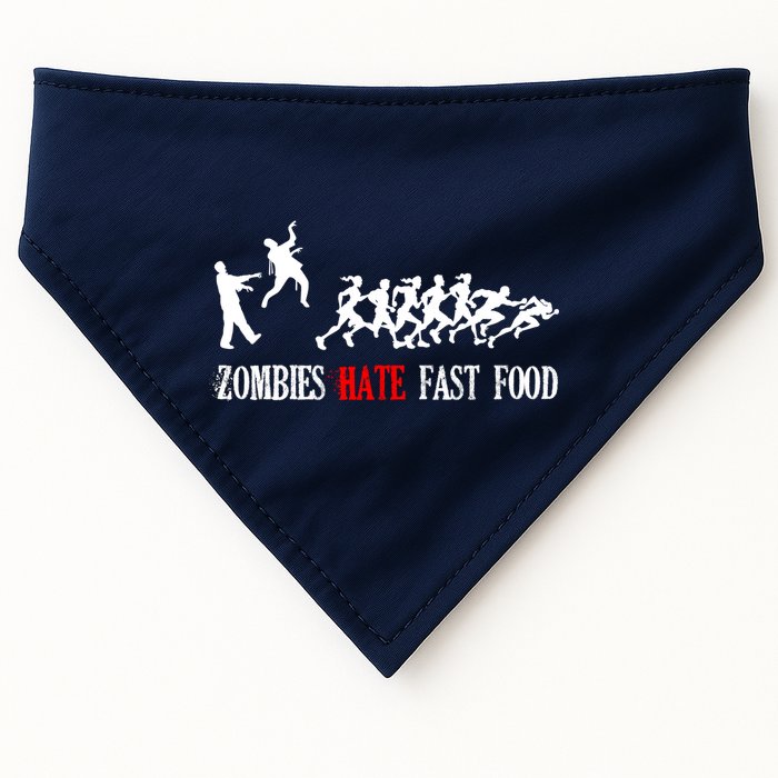 Zombies Eat Brains You'll Be Fine USA-Made Doggie Bandana