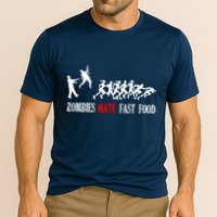 Zombies Eat Brains You'll Be Fine Cooling Performance Crew T-Shirt